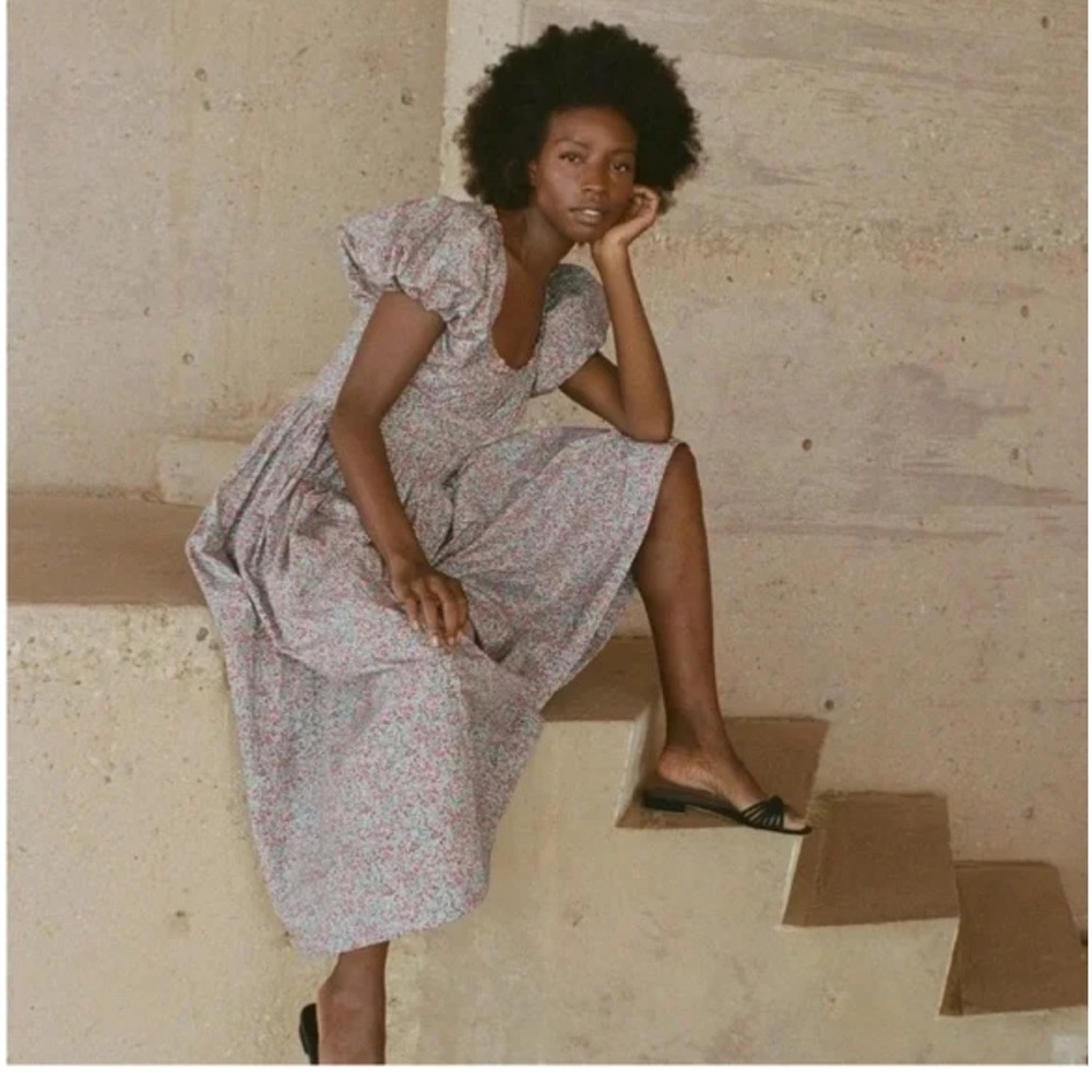 Doen Floral Puff Sleeve Dress